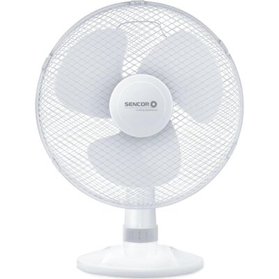 Fuego SFE 3027WH-EUE3 Ventilator - 3-Gang, 30 cm, Verstellbarer Neigungswinkel, Metallgitter - Ventilator Fuego SFE 3027WH-EUE3 Ventilator - 3-Gang, 30 cm, Verstellbarer Neigungswinkel, Metallgitter - Ventilator