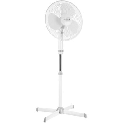 Sencor SFN 4047WH-EUE3 weiss / Standventilator / 50 W / 3 Geschwindigkeiten / 40 cm, Ventilator, Weiss Sencor SFN 4047WH-EUE3 weiss / Standventilator / 50 W / 3 Geschwindigkeiten / 40 cm, Ventilator, Weiss
