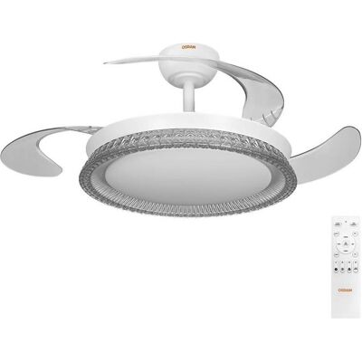 Osram Ceiling Fan Cierzo 1220mm 60W CCT RGB, Ventilator, Weiss Osram Ceiling Fan Cierzo 1220mm 60W CCT RGB, Ventilator, Weiss