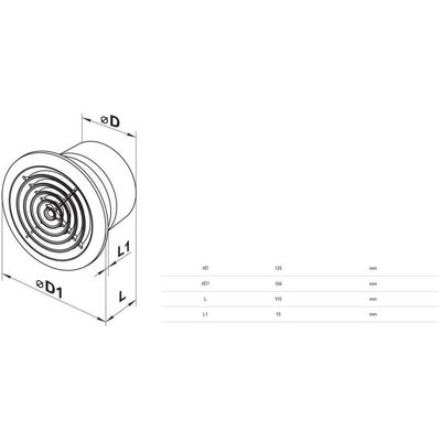 Bosch Hausgeräte Fan With Bearing Haushalt Pf L 125, Ventilator, Weiss Bosch Hausgeräte Fan With Bearing Haushalt Pf L 125, Ventilator, Weiss