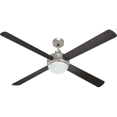 vidaXL Deckenventilator mit Licht und Fernbedienung Ø 130 cm, Ventilator, Braun vidaXL Deckenventilator mit Licht und Fernbedienung Ø 130 cm, Ventilator, Braun