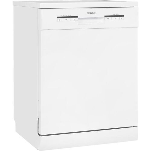 Exquisit GSP 9112-030E weiss, Geschirrspüler Freistehend, Weiss