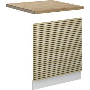 Vicco Küchenschrank - 60cm Weiß Modern Küchenunterschrank Vicco Küchenschrank - 60cm Weiß Modern Küchenunterschrank