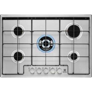 Electrolux EGS7534X Edelstahl-Einbauherd 74,5 cm Gas 5 Herd(e), Kochplatte, Grau Electrolux EGS7534X Edelstahl-Einbauherd 74,5 cm Gas 5 Herd(e), Kochplatte, Grau