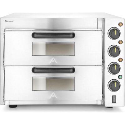 Hendi, Pizzaofen, Doppeldeck-Pizzaofen (Pizzaofen Elektrisch, Pizzaofen Gastro) Hendi, Pizzaofen, Doppeldeck-Pizzaofen (Pizzaofen Elektrisch, Pizzaofen Gastro)