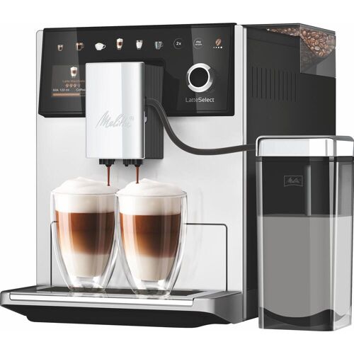 Melitta Latte Select, Kaffeevollautomat, Silber