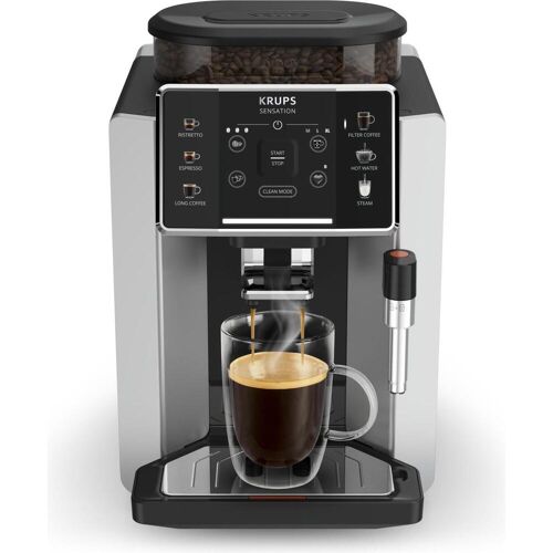 Krups Sensation, Kaffeevollautomat, Silber, Schwarz