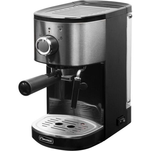 Bestron Espressomaschine, Siebträgermaschine, Schwarz