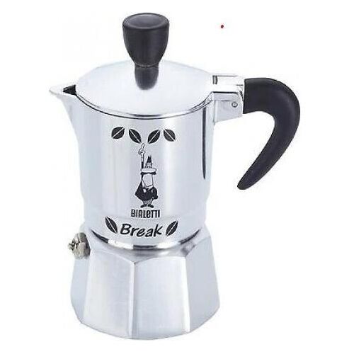 Bialetti Break, Espressokocher, Silber