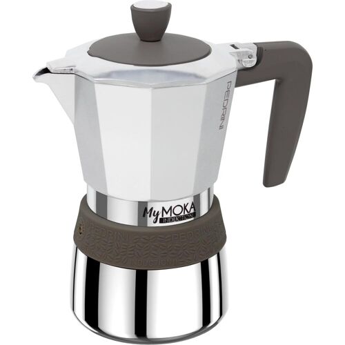 Pedrini MyMoka, Espressokocher, Silber