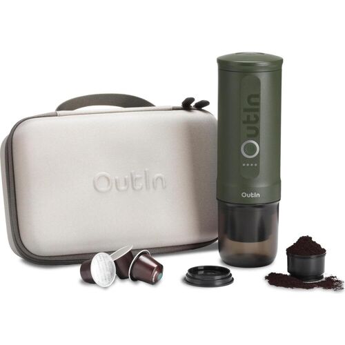 OutIn Nano Espressomaschine Waldgrün, Siebträgermaschine, Grün
