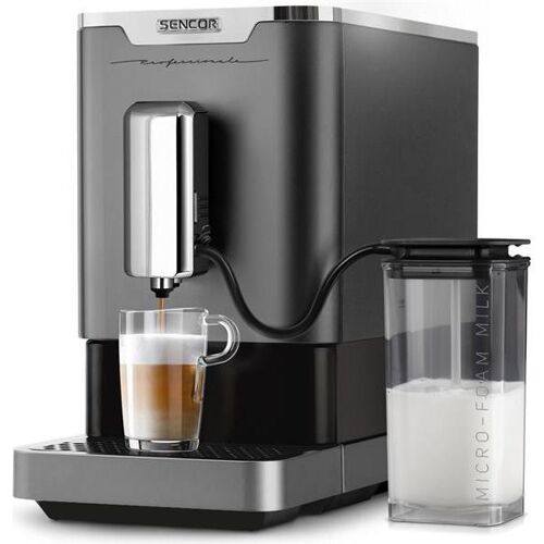 Sencor SES9200CH Espressomaschine, Kaffeevollautomat, Silber