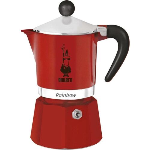 Bialetti Rainbow, Espressokocher, Rot