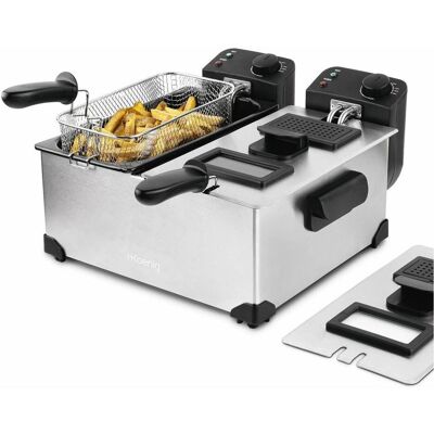 H.Koenig DFX600, Fritteuse, Grau, Silber, Schwarz H.Koenig DFX600, Fritteuse, Grau, Silber, Schwarz