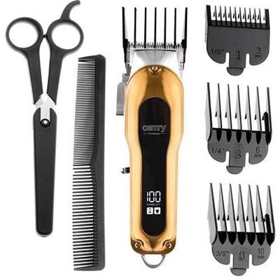 Camry Trimmer + Haarschneider, Hair clipper with LCD display CR 2844 Cordless Number of length steps 4 Gold Camry Trimmer + Haarschneider, Hair clipper with LCD display CR 2844 Cordless Number of length steps 4 Gold