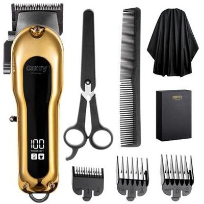 Camry Trimmer + Haarschneider, Hair clipper with LCD display CR 2844 Cordless Number of length steps 4 Gold Camry Trimmer + Haarschneider, Hair clipper with LCD display CR 2844 Cordless Number of length steps 4 Gold