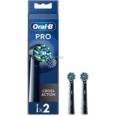 Oral-B Cross Action Ersatz-Zahnbürstenkopf - Schwarz Oral-B Cross Action Ersatz-Zahnbürstenkopf - Schwarz