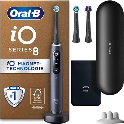Oral-B iO Series 8 Plus Elektrische Zahnbürste - Schwarz Onyx Oral-B iO Series 8 Plus Elektrische Zahnbürste - Schwarz Onyx