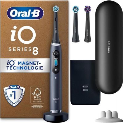 Oral-B iO Series 8 Plus Elektrische Zahnbürste - Schwarz Onyx Oral-B iO Series 8 Plus Elektrische Zahnbürste - Schwarz Onyx