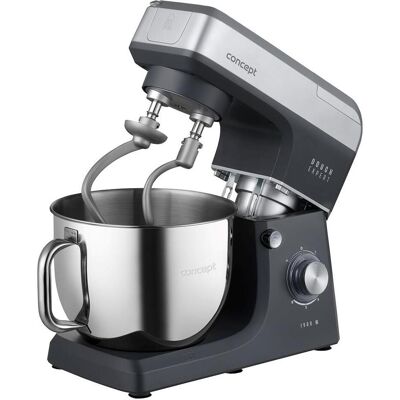 Concept Robot planetarny 1900W RM6000, Küchenmaschine, Grau Concept Robot planetarny 1900W RM6000, Küchenmaschine, Grau