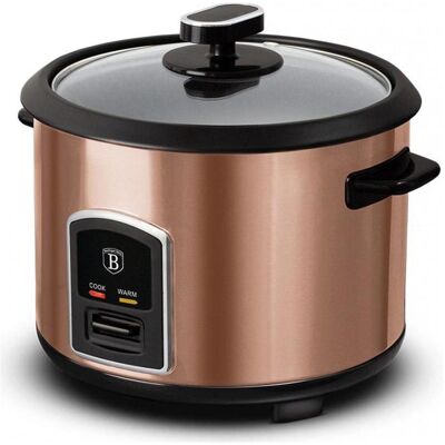 BerlingerHaus ELECTRIC POT, 1.8L BH-9274, Dampfgarer + Reiskocher, Rosa, Gold BerlingerHaus ELECTRIC POT, 1.8L BH-9274, Dampfgarer + Reiskocher, Rosa, Gold
