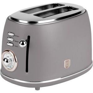 BerlingerHaus Design Toaster mit 6 Röststufen, taupe, Toaster, Grau BerlingerHaus Design Toaster mit 6 Röststufen, taupe, Toaster, Grau