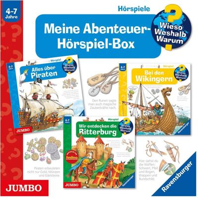 Jumbo Wieso?Weshalb?Warum? - Meine Abenteuer-Box, Hörbücher Jumbo Wieso?Weshalb?Warum? - Meine Abenteuer-Box, Hörbücher