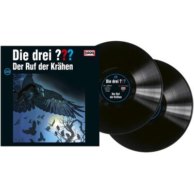 Europa Die drei DREI FRAGEZEICHEN 228 - Der Ruf der Krähen (2LP), Schallplatten Europa Die drei DREI FRAGEZEICHEN 228 - Der Ruf der Krähen (2LP), Schallplatten