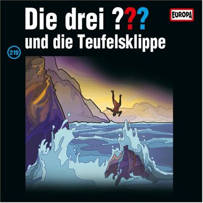 Europa Die drei DREI FRAGEZEICHEN 219 - und die Teufelsklippe (2LP), Schallplatten Europa Die drei DREI FRAGEZEICHEN 219 - und die Teufelsklippe (2LP), Schallplatten