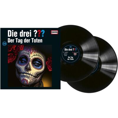 Europa Die drei DREI FRAGEZEICHEN 230 - Der Tag der Toten (2LP), Schallplatten Europa Die drei DREI FRAGEZEICHEN 230 - Der Tag der Toten (2LP), Schallplatten
