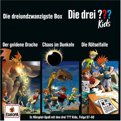 Europa Die drei DREI FRAGEZEICHEN Kids - 23 Box (F57-69), Hörbücher Europa Die drei DREI FRAGEZEICHEN Kids - 23 Box (F57-69), Hörbücher