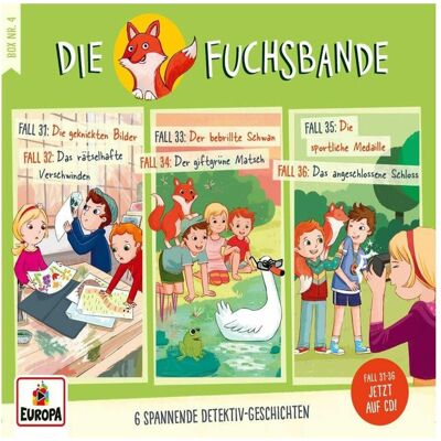 Europa Die Fuchsbande - 3er Detektiv-Box 04 (Folgen 10-12), Hörbücher von Die Fuchsbande Europa Die Fuchsbande - 3er Detektiv-Box 04 (Folgen 10-12), Hörbücher von Die Fuchsbande
