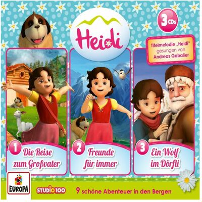 Europa Heidi - Box Vol 1 (F1-3), Hörbücher von Heidi Europa Heidi - Box Vol 1 (F1-3), Hörbücher von Heidi