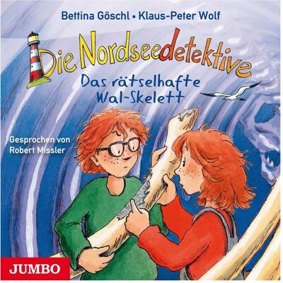 Jumbo Die Nordseedetektive 03 - Das rätselhafte Wal-Skelett, Hörbücher von Klaus-Peter Wolf, Bettina Göschl Jumbo Die Nordseedetektive 03 - Das rätselhafte Wal-Skelett, Hörbücher von Klaus-Peter Wolf, Bettina Göschl