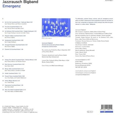 ACT Emergenz (180g Black Vinyl+Download), Schallplatten ACT Emergenz (180g Black Vinyl+Download), Schallplatten