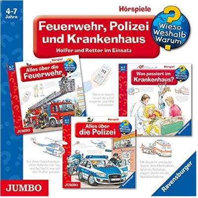 Jumbo Feuerwehr,Polizei Und Kra, Hörbücher Jumbo Feuerwehr,Polizei Und Kra, Hörbücher