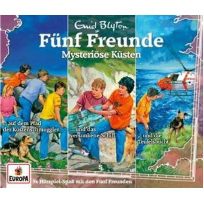 Europa Fünf Freunde - 34Box Mysteriöse Küsten (F110,119,127), Hörbücher Europa Fünf Freunde - 34Box Mysteriöse Küsten (F110,119,127), Hörbücher