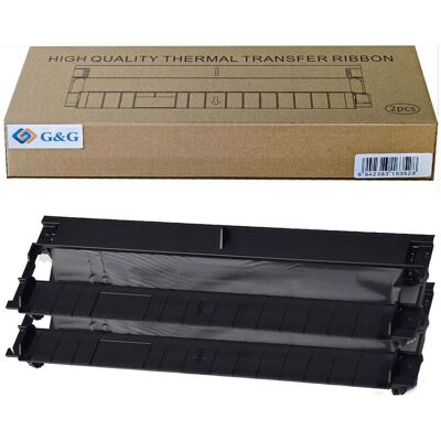G&G, Beschriftungsband, Thermotransferband 2er Set für TD-810-BK 215mmx22m (21.50 cm) G&G, Beschriftungsband, Thermotransferband 2er Set für TD-810-BK 215mmx22m (21.50 cm)
