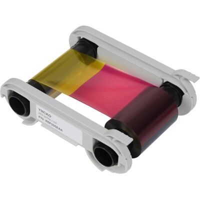 Evolis, Beschriftungsband, YMCKO-Band (Blau, Gelb, Rosa, Schwarz) Evolis, Beschriftungsband, YMCKO-Band (Blau, Gelb, Rosa, Schwarz)