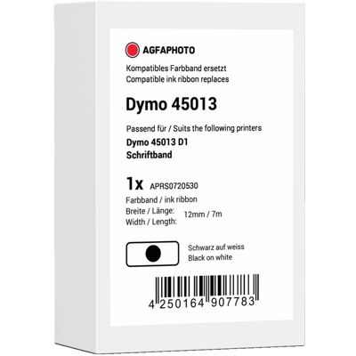 Agfaphoto, Beschriftungsband, kompatibel mit DYMO S0720530 auf (1.20 cm) Agfaphoto, Beschriftungsband, kompatibel mit DYMO S0720530 auf (1.20 cm)