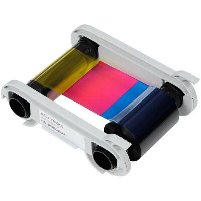 Evolis, Beschriftungsband, Colour ribbon 1/2 YMCKO (6 cm, Mehrfarbig) Evolis, Beschriftungsband, Colour ribbon 1/2 YMCKO (6 cm, Mehrfarbig)