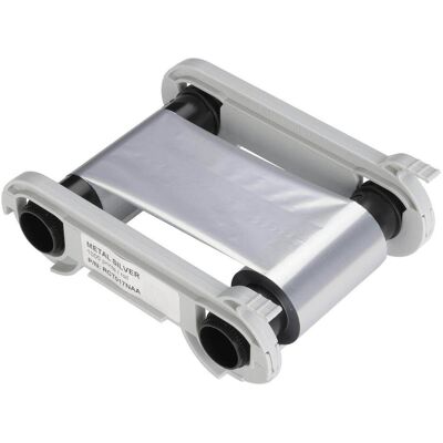 Evolis, Beschriftungsband, RCT017NAA Farbband (8 cm, Silber) Evolis, Beschriftungsband, RCT017NAA Farbband (8 cm, Silber)