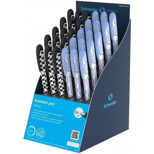 Schneider, Schreibstifte, Voice M Füllfederhalter (30 Stück) (Farbmischung, 30 x)