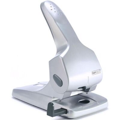 Rapesco Locher, 0732 Zero-65 Hochleistungslocher, 65 Blatt Stanzkapazität, Silber Rapesco Locher, 0732 Zero-65 Hochleistungslocher, 65 Blatt Stanzkapazität, Silber