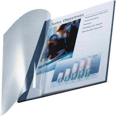 Leitz, Mappe, impressBIND Mappen Soft Cover A4 10 Stk. - 7 mm, blau (A4, 10x) Leitz, Mappe, impressBIND Mappen Soft Cover A4 10 Stk. - 7 mm, blau (A4, 10x)
