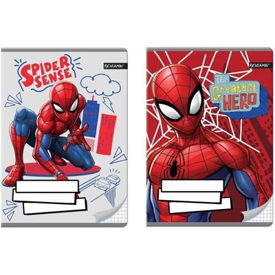 Beniamin, Heft + Block, Notizbuch A5/32K grotelės Spider Man (10vnt) (A5, Kariert) Beniamin, Heft + Block, Notizbuch A5/32K grotelės Spider Man (10vnt) (A5, Kariert)
