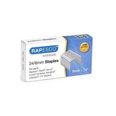 Rapesco Büroklammer, Business Pack, Heftklammern 26/6 mm, verzinkt 26/6 mm verzinkte Heftklammern, Schachtel à 5.000 Stü (5000x) Rapesco Büroklammer, Business Pack, Heftklammern 26/6 mm, verzinkt 26/6 mm verzinkte Heftklammern, Schachtel à 5.000 Stü (5000x)