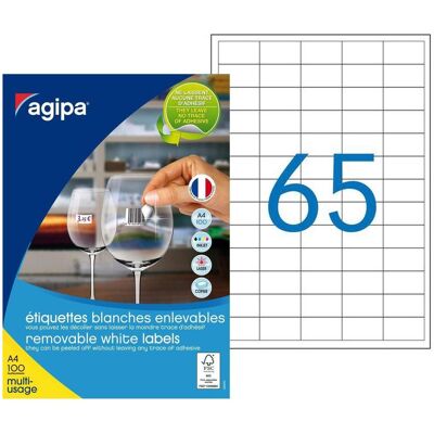 Agipa Weiße Etikettenbögen - Label Sheets Agipa Weiße Etikettenbögen - Label Sheets