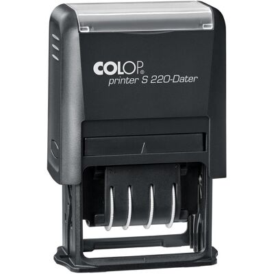 Colop, Stempel, Datumstempel Printer S 220N selbstfärbend schwarz ohne Logo, 1 St. Colop, Stempel, Datumstempel Printer S 220N selbstfärbend schwarz ohne Logo, 1 St.