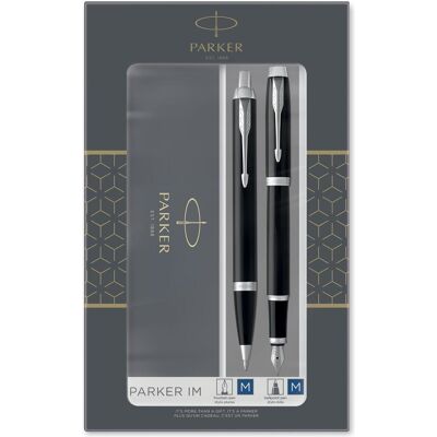 Parker Schreibstifte, Füllfederhalter DuoSet IM C.C. Schwarz (2x) Parker Schreibstifte, Füllfederhalter DuoSet IM C.C. Schwarz (2x)